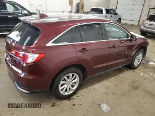 2016 Acura RDX with VIN 5J8TB4H34GL018640, listed as a Copart auction lot 88722865 with 120,154 mi miles and Salvage Title. Bid and sale history available at carsss.com. Image 3.