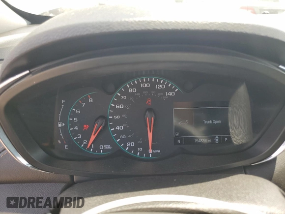 2020 Chevrolet Trax LT with VIN 3GNCJLSB4LL302206, listed as a Copart auction lot 62803015 with 154,836 mi miles and Salvage title. Bid and sale history available at DreamBid. Image 9.