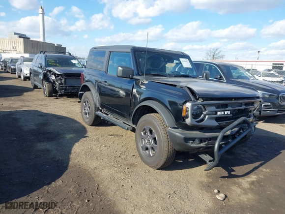 2024 Ford Bronco Big Bend with VIN 1FMDE7AH2RLA80523, listed as a IAAI auction lot 41452287 with 3,490 mi miles. Bid and sale history available at carsss.com. Image 1.