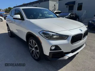 2018 BMW X2 xDrive28i with VIN WBXYJ5C38JEF74486, listed as a Copart auction lot 44263755 with 45,731 mi miles and Salvage Title. Bid and sale history available at carsss.com. Image 4.