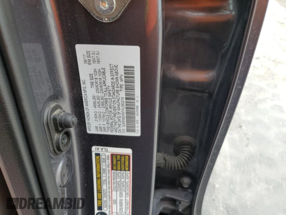 2017 Honda CR-V Touring with VIN 5J6RW2H97HL060219, listed as a Copart auction lot 45497645 with 144,724 mi miles and Salvage Title. Bid and sale history available at carsss.com. Image 12.