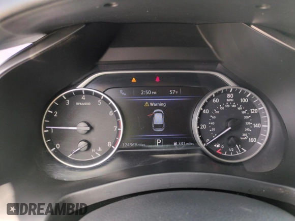 2019 Nissan Murano S with VIN 5N1AZ2MS5KN135591, listed as a Copart auction lot 50617235 with 124,369 mi miles and Salvage Title. Bid and sale history available at carsss.com. Image 9.