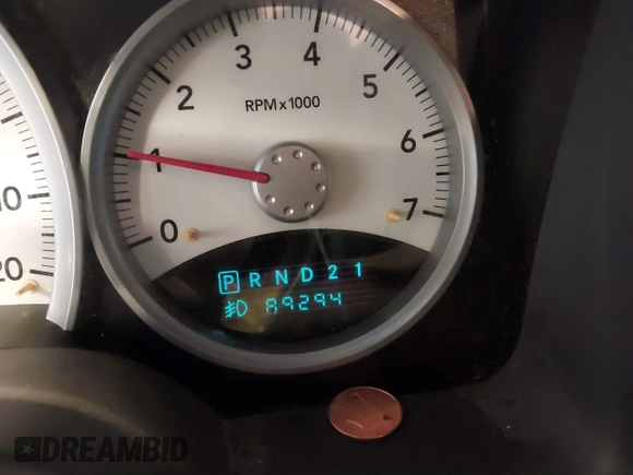2008 Dodge Dakota SLT with VIN 1D7HW42K78S530057, listed as a IAAI auction lot 41175593 with 89,294 mi miles and . Bid and sale history available at carsss.com. Image 16.