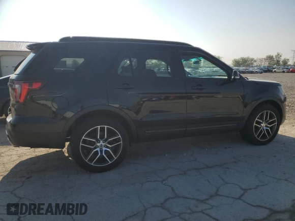 2017 Ford Explorer Sport with VIN 1FM5K8GT8HGA74683, listed as a Copart auction lot 55941375 with 160,898 mi miles and Salvage title. Bid and sale history available at DreamBid. Image 3.