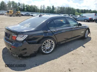 2015 BMW 7 Series 740Li xDrive with VIN WBAYF4C53FGS99173, listed as a Copart auction lot 64185443 with 80,230 mi miles. Bid and sale history available at carsss.com. Image 3.