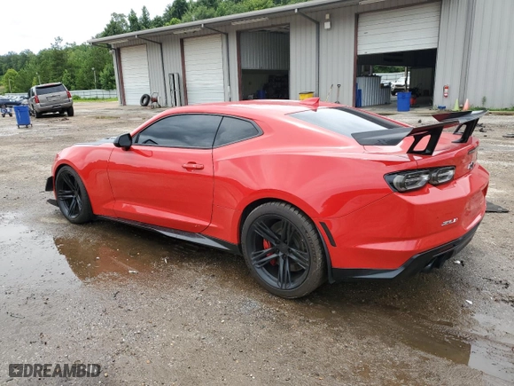 2019 Chevrolet Camaro ZL1 with VIN 1G1FK1R60K0148663, listed as a Copart auction lot 64616534 with 49,008 mi miles and Salvage Title. Bid and sale history available at carsss.com. Image 2.