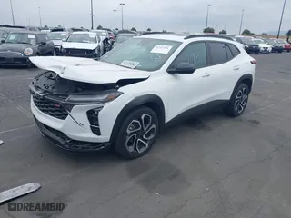 2025 Chevrolet Trax 2RS with VIN KL77LJEP1SC016255, listed as a IAAI auction lot 41731931 with 10,616 mi miles. Bid and sale history available at carsss.com. Image 2.