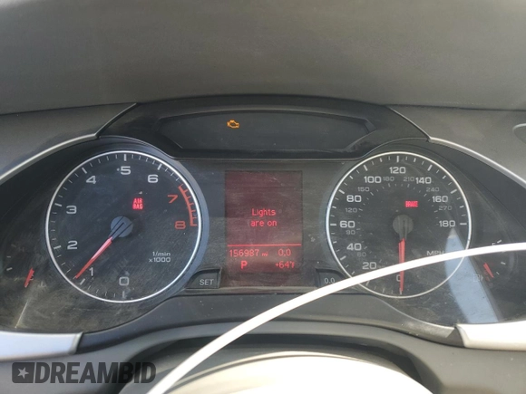 2009 Audi A4 2.0T Prem with VIN WAULF78K89N032251, listed as a Copart auction lot 46264375 with 156,987 mi miles and Salvage Title. Bid and sale history available at carsss.com. Image 9.