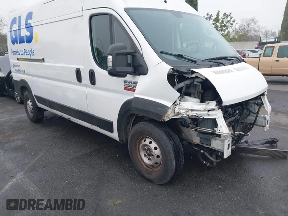 2017 Ram ProMaster Cargo with VIN 3C6TRVDG4HE550125, listed as a IAAI auction lot 41647374 with 255,147 mi miles and . Bid and sale history available at carsss.com. Image 1.