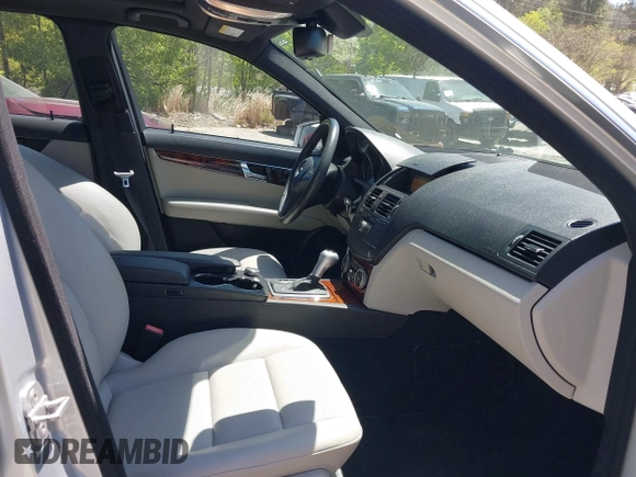 2010 Mercedes-Benz C-Class C 300 Sport with VIN WDDGF5EB9AR106325, listed as a IAAI auction lot 42043566 with 99,192 mi miles. Bid and sale history available at carsss.com. Image 5.