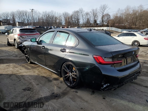 2023 BMW 3 Series 330e xDrive with VIN 3MW39FS0XP8D43902, listed as a Copart auction lot 80539264 with Not Provided miles and Non Repairable. Bid and sale history available at carsss.com. Image 2.