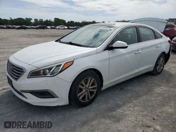 2016 Hyundai Sonata SE с VIN 5NPE24AF5GH312144, выставлен на аукционе Copart как лот 56131274 с пробегом 133 159 миль миль и На запчасти • Non repairable. История ставок и продаж доступна на DreamBid. Изображение 1.