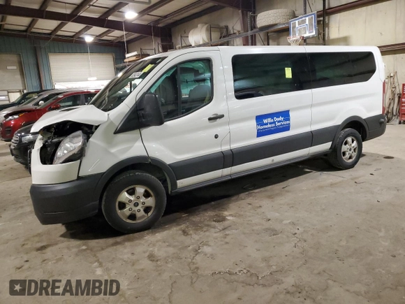 2017 Ford Transit XL with VIN 1FBZX2YM2HKB16956, listed as a Copart auction lot 82043144 with Not Provided miles and Salvage Title. Bid and sale history available at DreamBid. Image 1.