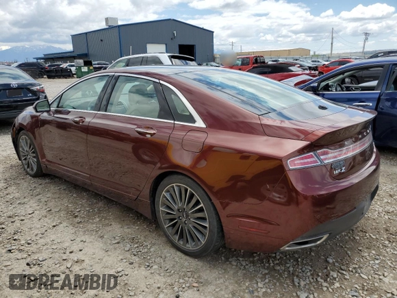 2015 Lincoln MKZ с VIN 3LN6L2JK3FR604949, выставлен на аукционе Copart как лот 57457615 с пробегом 55 118 миль миль и Списание • Salvage title. История ставок и продаж доступна на DreamBid. Изображение 2.