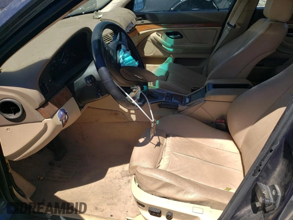 2002 BMW 5 Series 530iA with VIN WBADT63402CH93764, listed as a Copart auction lot 64886594 with 0 mi miles and Salvage Title. Bid and sale history available at carsss.com. Image 7.