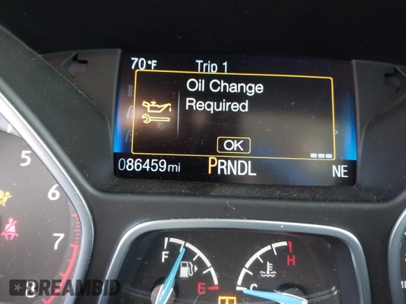 2017 Ford Focus SE with VIN 1FADP3F2XHL312253, listed as a IAAI auction lot 41480167 with 86,459 mi miles. Bid and sale history available at carsss.com. Image 15.