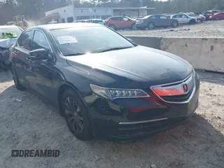 2017 Acura TLX with VIN 19UUB1F36HA002183, listed as a IAAI auction lot 41508851 with 150,159 mi miles. Bid and sale history available at carsss.com. Image 1.