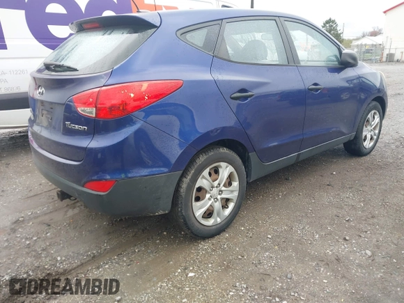 2010 Hyundai Tucson GLS with VIN KM8JT3AC2AU086066, listed as a IAAI auction lot 41973517 with 146,165 mi miles and . Bid and sale history available at DreamBid. Image 4.
