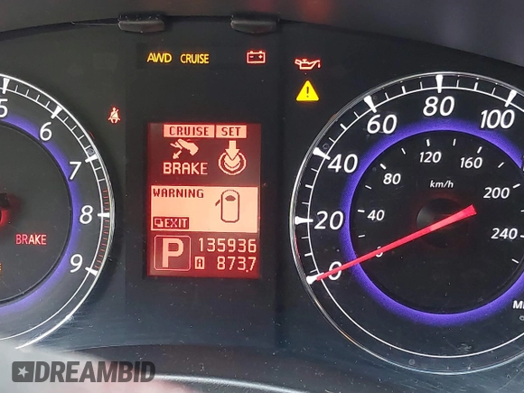 2008 Infiniti EX Journey with VIN JNKAJ09F08M360364, listed as a IAAI auction lot 42268242 with 135,936 mi miles and . Bid and sale history available at DreamBid. Image 7.