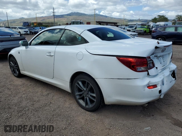 2013 Lexus IS 250 C with VIN JTHFF2C27D2528371, listed as a Copart auction lot 57607525 with 101,838 mi miles and Clean title. Bid and sale history available at DreamBid. Image 2.