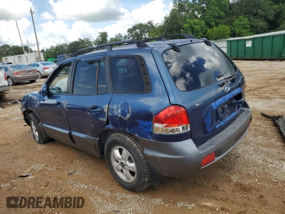 2006 Hyundai Santa Fe GLS with VIN KM8SC13D86U091830, listed as a Copart auction lot 63456264 with 85,672 mi miles and Salvage Title. Bid and sale history available at carsss.com. Image 2.