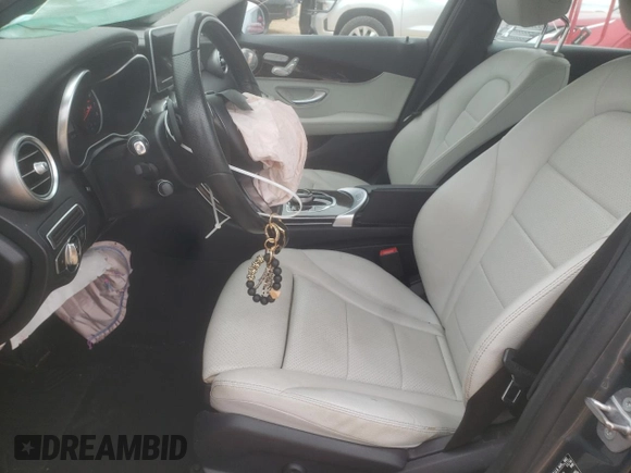 2017 Mercedes-Benz C C 300 with VIN 55SWF4JB8HU200216, listed as a Copart auction lot 41921635 with 55,132 mi miles and Salvage Title. Bid and sale history available at carsss.com. Image 7.