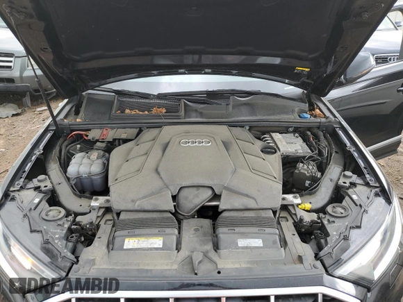 2020 Audi Q7 Premium with VIN WA1AXAF76LD010727, listed as a Copart auction lot 49677003 with 50,142 mi miles. Bid and sale history available at carsss.com. Image 12.
