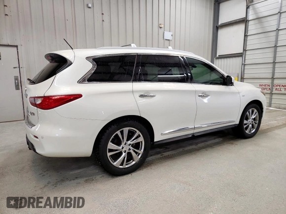 2015 Infiniti QX60 с VIN 5N1AL0MM5FC545901, выставлен на аукционе Copart как лот 59287165 с пробегом 140 779 миль миль и Чистый • Clean title. История ставок и продаж доступна на DreamBid. Изображение 3.