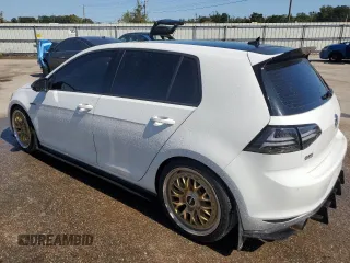 2016 Volkswagen Golf GTI SE with VIN 3VW5T7AU7GM047943, listed as a Copart auction lot 71943254 with 74,835 mi miles and Salvage Title. Bid and sale history available at carsss.com. Image 2.