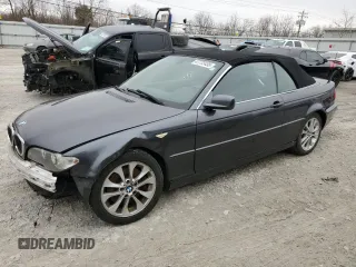 2006 BMW 3 Series 330Ci with VIN WBABW534X6PZ40256, listed as a Copart auction lot 47772435 with 122,180 mi miles and Salvage Title. Bid and sale history available at carsss.com. Image 1.