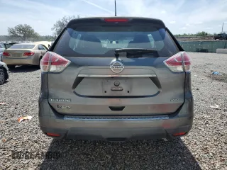2015 Nissan Rogue SV with VIN KNMAT2MV0FP563384, listed as a Copart auction lot 53800135 with 107,395 mi miles and Clean Title. Bid and sale history available at carsss.com. Image 6.