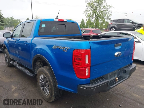 2021 Ford Ranger XL with VIN 1FTER4FH4MLE05749, listed as a IAAI auction lot 42310258 with 14,581 mi miles and . Bid and sale history available at DreamBid. Image 3.