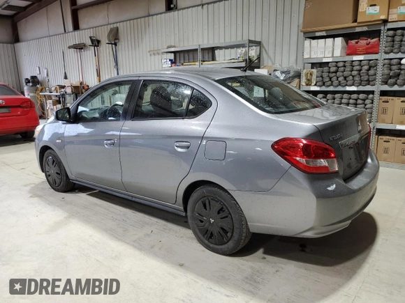 2019 Mitsubishi Mirage ES z VIN ML32F3FJ4KHF12055, wystawiony jako Copart lot #57972685 z przebiegiem 49 280 mil mil oraz Szkoda całkowita • Salvage title. Historia ofert i sprzedaży dostępna na DreamBid. Obrazek 2.