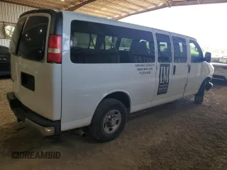 2010 Chevrolet Express Passenger LT with VIN 1GA2G1DGXA1112195, listed as a Copart auction lot 68340394 with Not provided miles and Salvage title. Bid and sale history available at DreamBid. Image 3.