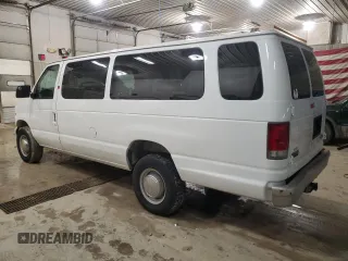 1999 Ford Econoline Passenger XL with VIN 1FBSS31L6XHA03014, listed as a Copart auction lot 88912295 with 107,472 mi miles and Salvage title. Bid and sale history available at DreamBid. Image 2.