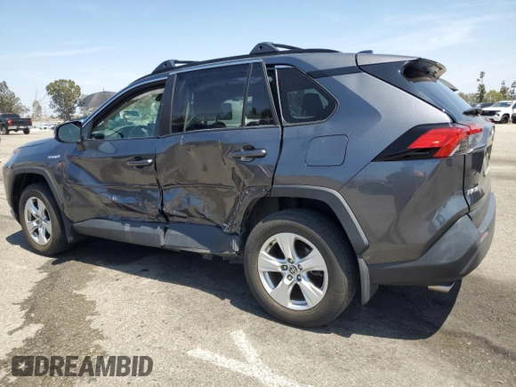 2020 Toyota RAV4 Hybrid XLE with VIN JTMRWRFV7LD063381, listed as a Copart auction lot 60661275 with 70,544 mi miles and Salvage title. Bid and sale history available at DreamBid. Image 2.
