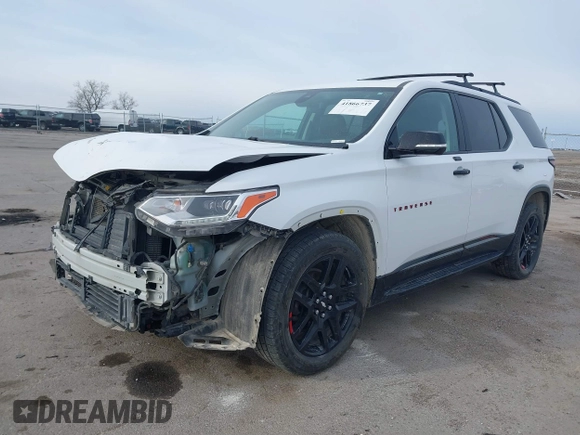 2018 Chevrolet Traverse Premier z VIN 1GNEVJKW0JJ229036, wystawiony jako IAAI lot #41866737 z przebiegiem 126 794 mil mil oraz . Historia ofert i sprzedaży dostępna na DreamBid. Obrazek 22.