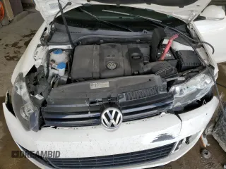 2014 Volkswagen Jetta SportWagen S with VIN 3VWPP7AJ5EM607393, listed as a Copart auction lot 53742145 with 106,782 mi miles and Salvage Title. Bid and sale history available at carsss.com. Image 12.