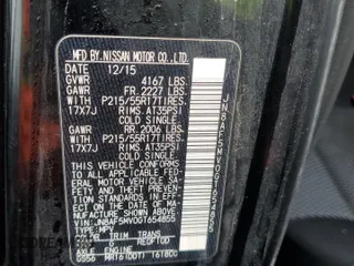 2016 Nissan Juke S with VIN JN8AF5MV0GT654855, listed as a Copart auction lot 47583385 with 113,628 mi miles and Salvage Title. Bid and sale history available at carsss.com. Image 15.