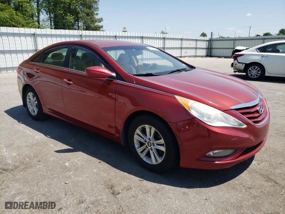 2013 Hyundai Sonata GLS with VIN 5NPEB4AC2DH796825, listed as a Copart auction lot 53205465 with 126,244 mi miles and Clean Title. Bid and sale history available at carsss.com. Image 4.