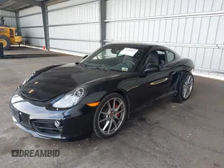 2015 Porsche Cayman S с VIN WP0AB2A80FK184898, выставлен на аукционе IAAI как лот 41909079 с пробегом 34 863 миль миль и . История ставок и продаж доступна на DreamBid. Изображение 2.