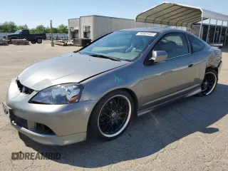 2005 Acura RSX Type S with VIN JH4DC53035S009044, listed as a Copart auction lot 54905445 with 219,015 mi miles and Salvage title. Bid and sale history available at DreamBid. Image 1.