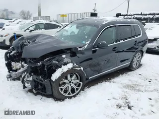 2023 BMW X7 xDrive40i with VIN 5UX23EM02P9P75041, listed as a IAAI auction lot 41563740 with 1 mi miles. Bid and sale history available at carsss.com. Image 18.