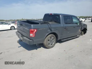 2016 Ford F-150 XL with VIN 1FTEW1CG4GKF29565, listed as a Copart auction lot 52679695 with 180,917 mi miles and Salvage Title. Bid and sale history available at DreamBid. Image 3.