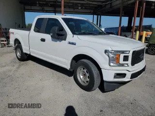 2018 Ford F-150 XL with VIN 1FTEX1CPXJFA88747, listed as a Copart auction lot 41853415 with 64,815 mi miles and Salvage Title. Bid and sale history available at carsss.com. Image 4.