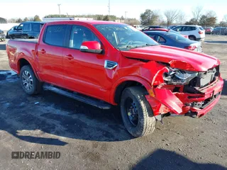 2020 Ford Ranger XL with VIN 1FTER4FH1LLA08126, listed as a IAAI auction lot 41575601 with 1 mi miles. Bid and sale history available at carsss.com. Image 1.