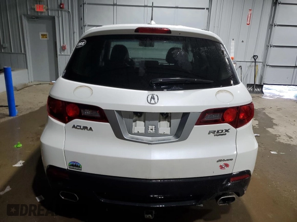 2011 Acura RDX with VIN 5J8TB1H28BA006985, listed as a Copart auction lot 41878285 with 170,767 mi miles and Salvage Title. Bid and sale history available at carsss.com. Image 6.
