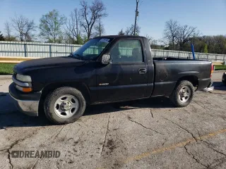 1999 Chevrolet Silverado 1500 with VIN 1GCEC14W0XZ150522, listed as a Copart auction lot 51239195 with 95,826 mi miles and Salvage Title. Bid and sale history available at carsss.com. Image 1.