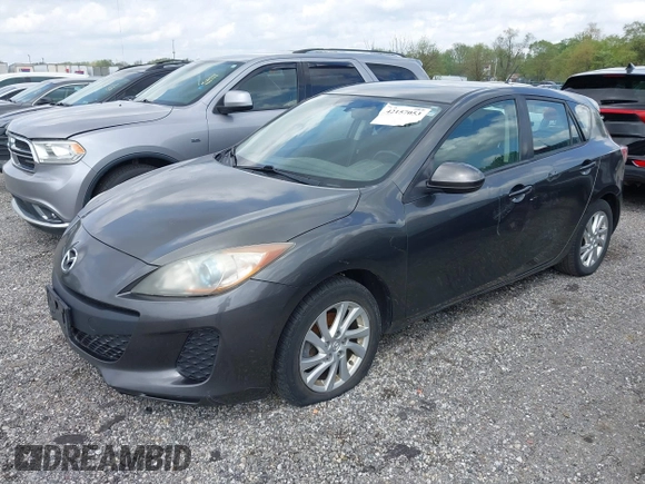 2012 Mazda 3 i Touring with VIN JM1BL1L84C1594534, listed as a IAAI auction lot 42157053 with 163,420 mi miles and . Bid and sale history available at DreamBid. Image 2.
