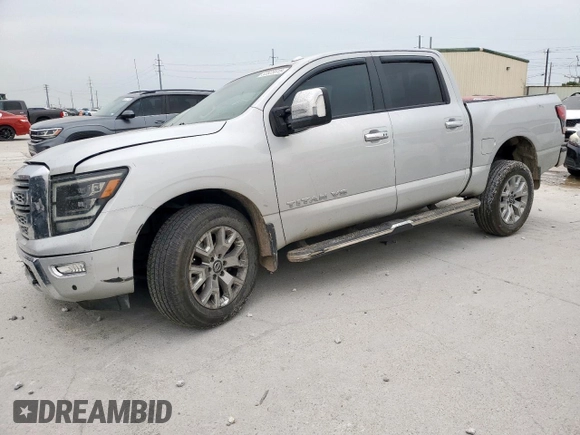 2020 Nissan Titan SL с VIN 1N6AA1ED5LN501764, выставлен на аукционе Copart как лот 53825815 с пробегом 161 163 миль миль и Списание • Salvage title. История ставок и продаж доступна на DreamBid. Изображение 1.